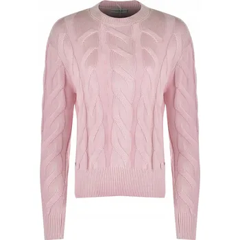 Dámský svetr Guess dámský svetr růžový klasický ke bokům velikost L