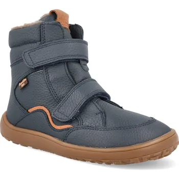 Dívčí zimní obuv Barefoot zimní boty Froddo - Winter Tex Dark blue tmavě modré Velikost: 37