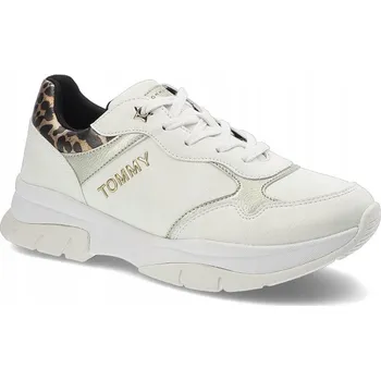 Dámské tenisky Tommy Hilfiger sportovní boty eko kůže bílé, velikost 36