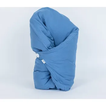 Zavinovačka Tulimese Náhradní povlak mušelínové indigo VELIKOST NÁHRADNÉHO POVLAKU: POVLAK 100X100 CM