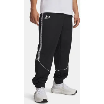 Pánské sportovní kalhoty Under Armour UA M 96 Terrace Pants-BLK - Pánské Under Armour černá | bílá 3443623