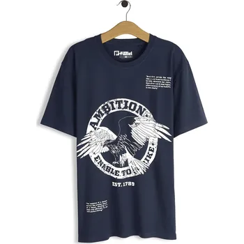 Pánské tričko GATE Bavlněné tričko s potiskem S 525-0051/783