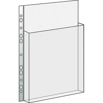 Průhledný obal na katalogy PVC eurozávěs, kapsa do2/3 165mic.