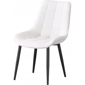 Jídelní židle MALMO Čalouněná židle Ecru Velur Prošívaná