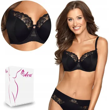 Podprsenka Ava podprsenka polovyztužená černá velikost 65E