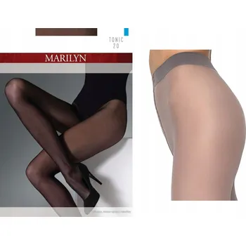 Dámské punčochy Punčocháče hladké Marilyn Tonic 20den šedá velikost 1/2