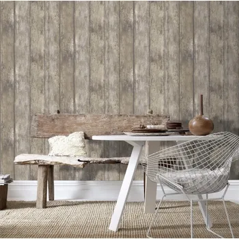 Tapeta VLIESOVÁ TAPETA DECOMODE WOOD BROWN 10,05 M X 0,52 M