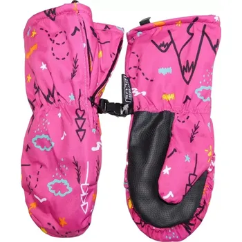 Rukavice Dětské šusťákové palcové rukavice Echt C088 růžové