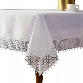 ubrus Elegantní ubrus s krajkou 140x240 053 krémový