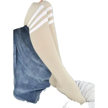 Dámské ponožky Noviti Dámské podkolenky bavlna proužky SB 147 W 03 béžové 36/41