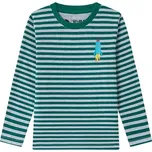 Dětské tričko WOLF S2531B šedo/zelené vel.128