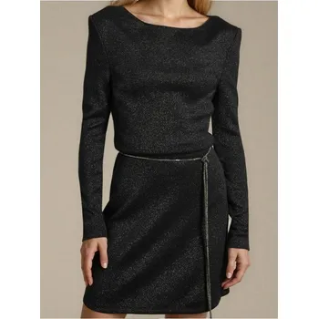 Dámské šaty Sinsay - Dámské šaty s páskem - černá - 945EY-99X - 945EY-99X-S