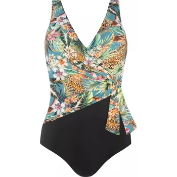 Oblečení a móda Dámské jednodílné plavky Thailand3 1069F23 631147486417 - SELF černá 3XL