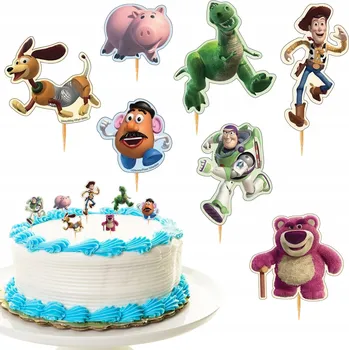 Obraz ZÁPICH DO DORTU TOY STORY BUZZ ASTRAL CHUDÝ SET POSTAVIČEK TOPPERY 7ks