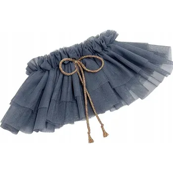 Doplněk pro panenku Baletní set pro panenky Miniland 38 cm a Paola Reina 34 cm - tutu sukně grafit