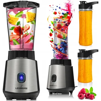 STOJANOVÝ MIXÉR LEHMANN SMOOFIT 1200W 10V1 SE 2 LAHVEMI A TRITANEM