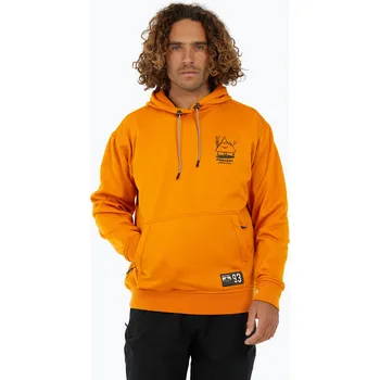 Pánská mikina Pánská snowboardová mikina Protest PRTIvo Outdoor Hoodie caramel yellow