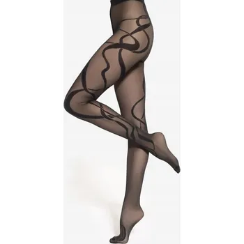 Dámské punčochy Punčocháče Gatta Modern 10 40 DEN černé Nero velikost 4