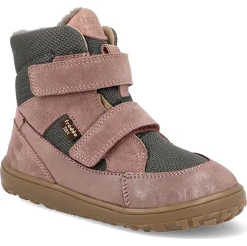 Dívčí zimní obuv Barefoot zimní boty Froddo - UP Winter Tex Grey/pink růžové Velikost: 29