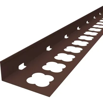 Terasový ukončovací profil L (2000×40) (hnědá RAL 8017)