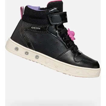 Dívčí tenisky Černé dívčí tenisky Geox Skylin - Holky GEOX černá | krémová 3443521