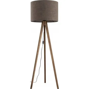 Stojací lampa Stojací Lampa GRAND Ořech Hnědý Stínidlo 1xE27 150cm Domácí Lampa