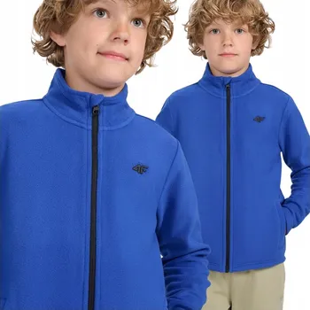 Chlapecká mikina 4F dětská mikina polyester modrá, velikost 152