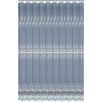 Záclona BÍLÁ ŽAKÁROVÁ METRÁŽOVÁ ZÁCLONA 30252, VÝŠKA 120 CM