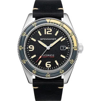 Hodinky Spinnaker SP-5055-0B Fleuss Automatic 43mm černá