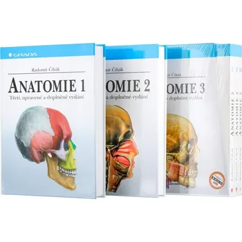 Učebnice Nakladatelství Grada Anatomie - 1., 2., 3. díl (Radomír Čihák) Velikost: 1 pack