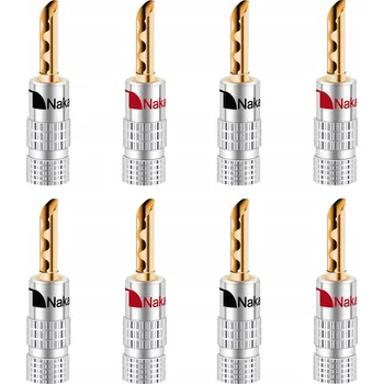 Bananové konektory pro reproduktory BFA Nakamichi HQ 8 ks