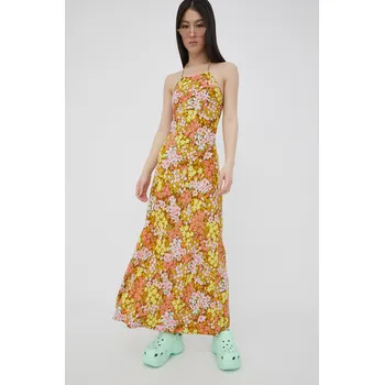 Dámské šaty Šaty Billabong žlutá barva, maxi C3DR32BIP2 17X, vel. M
