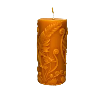 Výroba svíčky Svíčka ELEGANC - velká (Ručně litá svíčka ze včelího vosku)