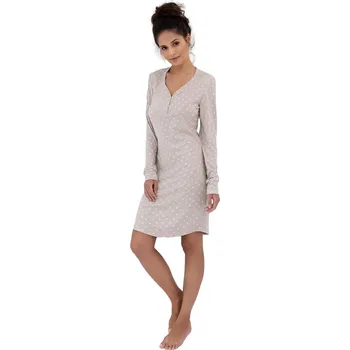 Dámská noční košile Noční košile SENSIS BAYLEE béžová S 0