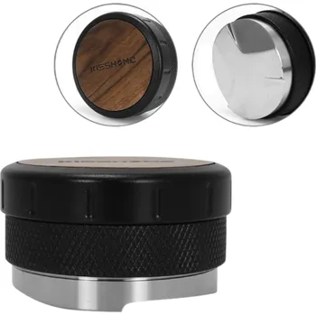 Kávovar Distributor na mletou kávu 58 mm Nastavitelný pěchovač z nerezové oceli 304 Pomůcka pro baristy Espresso příslušenství