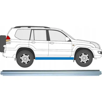 Prah karosérie Opravný plech prahu pro Toyota Land Cruiser J120 2003-2010 / Levý = Pravý
