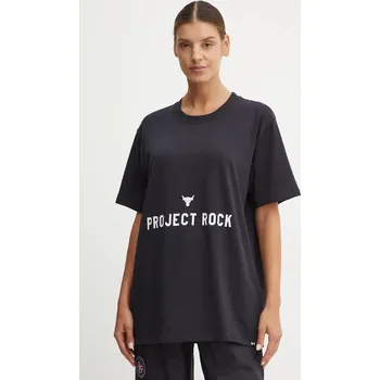 Pánské tričko Tričko Under Armour Project Rock 1386440 černá 99X, vel. L