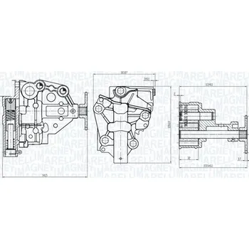 Olejové čerpadlo Olejové čerpadlo MAGNETI MARELLI 351516000020