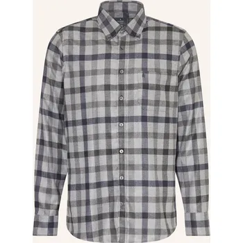Pánská košile Ragman Pánská Flanelová Košile Comfort Fit, šedá / tmavě...