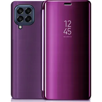 Pouzdro na mobilní telefon Flipové pouzdro BBE CASE pro Samsung Galaxy M33 fialové