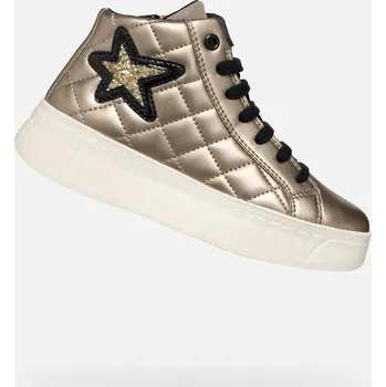 Dámská móda Černé dívčí tenisky Geox Mikiroshi - Holky GEOX černá | kaki | krémová 3443456