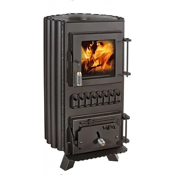 Krbová kamna Vlna Kora 1 zadní vývod prosklená