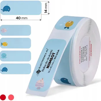 Samolepící etiketa Samolepicí štítky samolepky termální pro Niimbot D11 D110 D101 14x40