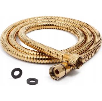 Sprchová hadice INEA sprchová hadice zlatá 120 cm kovová