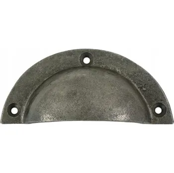 Nábytkové kování Nábytková úchytka mušlová MASIVNÍ 98x45mm