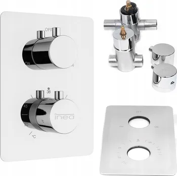 Vodovodní baterie Podomítková sprchová baterie Inea SILVER stříbrná