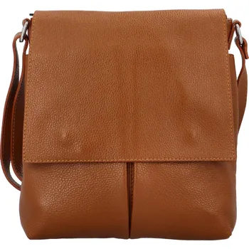 Kabelka Dámská kožená kabelka hnědá - ItalY Ellie hnědá