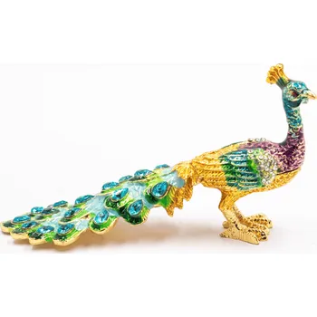 Milujeme Kameny Páv - mosazná soška Feng Shui 549820