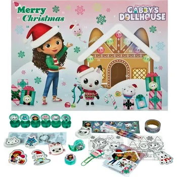 Kalendář Adventní kalendář Gabby's Dollhouse, adventní kalendář Gábi
