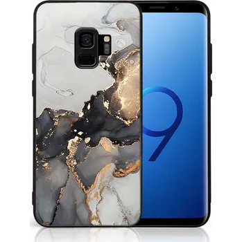 Pouzdro na tablet VSECHNONAMOBIL 124087 MY ART Ochranný obal pro Samsung Galaxy S9 GREY MARBLE (140)